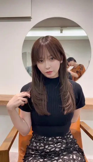 ロング 梅林 都羽のヘアスタイル