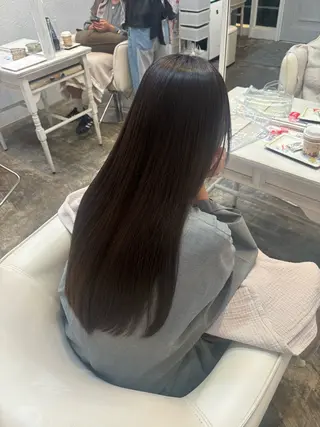 ロング 山﨑彩乃 🫧 縮毛矯正🪐のヘアスタイル