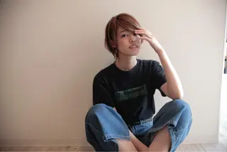 ショート カラー 🌈限定価格🌈 鈴木　瑛輔のヘアスタイル