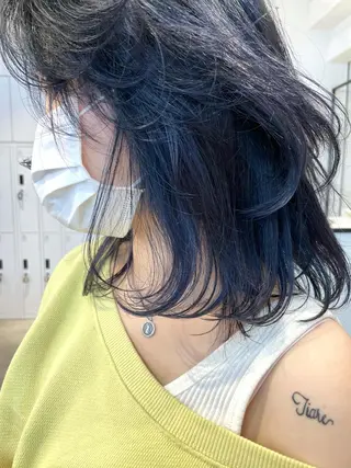 ミディアム カラー 🇰🇷カルマパーマ kaito🇰🇷のヘアスタイル