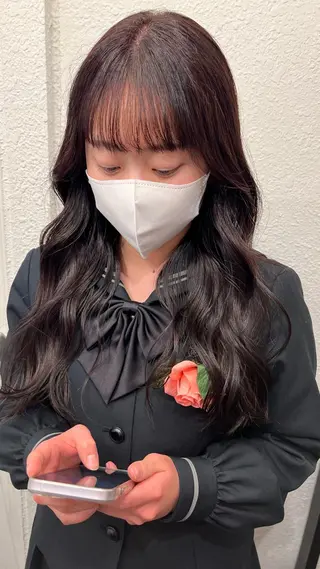 ロング 名駅/艶韓国風ヘア miyabiのヘアスタイル