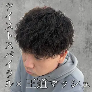 ショート パーマ メンズ MAhalo自由が丘所属・メンズパーマ💈 🧑🏼🦱カットのヘアスタイル