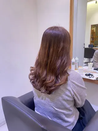 セミロング パーマ apish 国分寺 / 鈴木 花穏のヘアスタイル