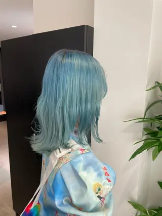 ミディアム 艶髪カラー✨ misaki .のヘアスタイル