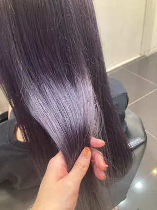 セミロング カラー CUORE松戸本店 ♡ 岡野美南のヘアスタイル