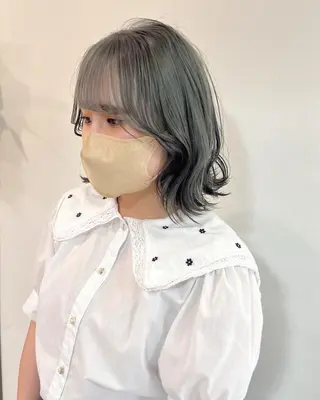 ミディアム カラー ヘアアレンジ ブリーチなし/ レイヤー🌿runaのヘアスタイル