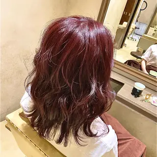 セミロング カラー 🫧Lee十三🫧 濱平ももかのヘアスタイル