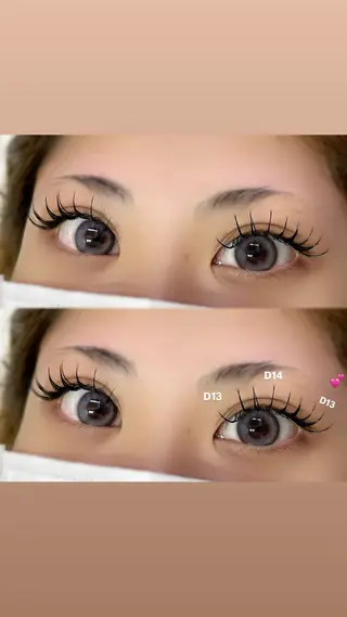 マツエク・マツパ 🎀re-born KOKORO🎀のマツエク・マツパデザイン