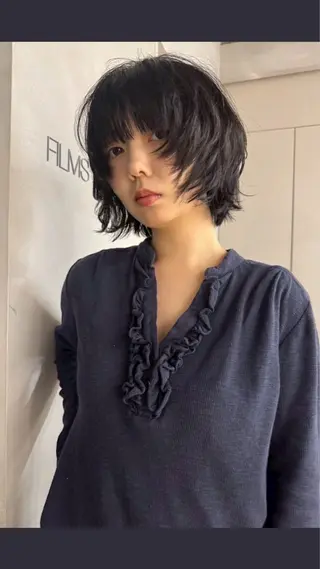 カラー 植木 まりなのヘアスタイル