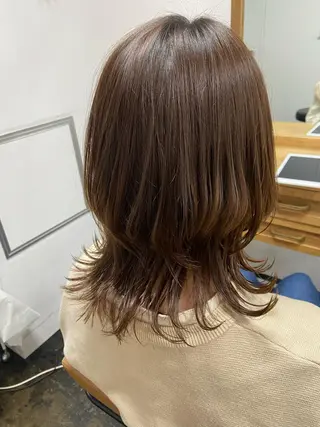 ミディアム sato harunaのヘアスタイル