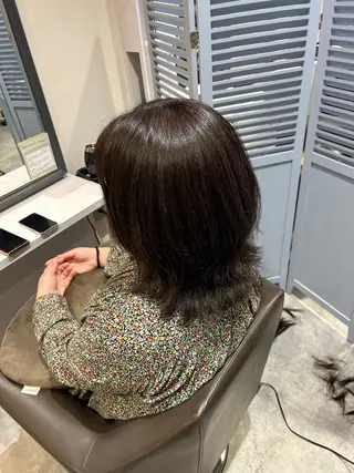 ミディアム SUGAR/ソウ モデル募集中‼︎のヘアスタイル