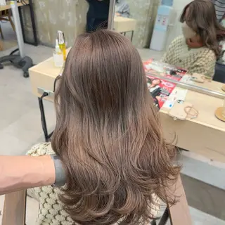 ロング カラー 艶カラー/縮毛矯正 /髪質改善/はるたのヘアスタイル