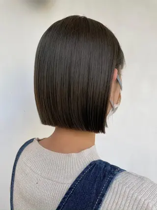 ミディアム 松田 玲亜琉のヘアスタイル