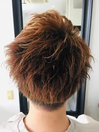 ショート カラー メンズ 阿久津 泰幸のヘアスタイル