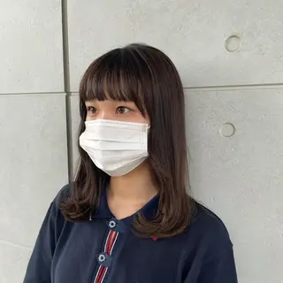 ミディアム カラー パーマ ヘアアレンジ メンズ キッズ マツエク・マツパ sara 荒井店のヘアスタイル