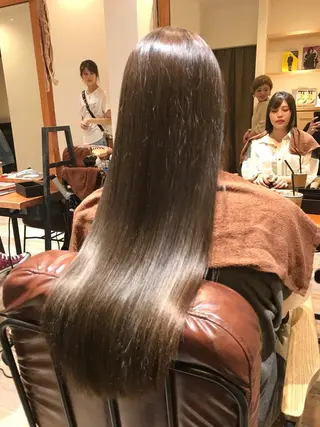 ロング カラー シールエクステ⭐️ オオミタクヤのヘアスタイル