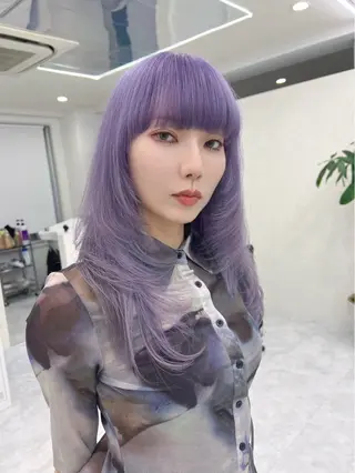 セミロング カラー I.se-Eir所属・I.se Naokiのヘアスタイル