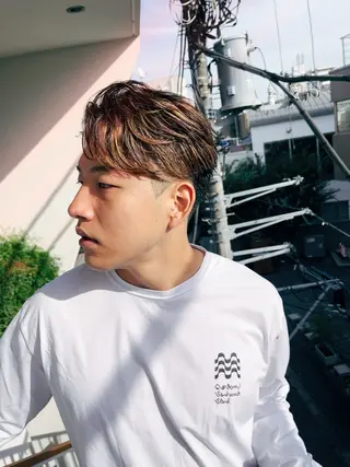 ショート メンズ メンズ特化/パーマ /フェード/洋輔のヘアスタイル