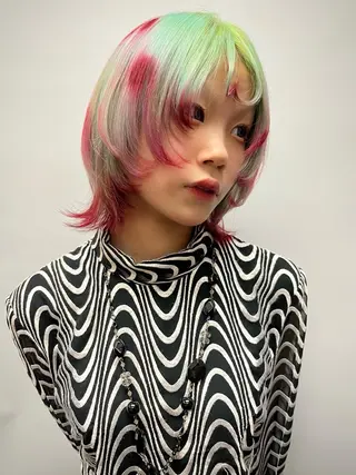 ショート カラー KAH所属・Koichi Satoのヘアスタイル