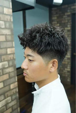 ショート パーマ メンズ 【メンズ特化】 倉山 和樹のヘアスタイル