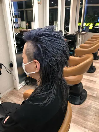 ショート カラー dogstar小林諒 レイヤー/パーマのヘアスタイル