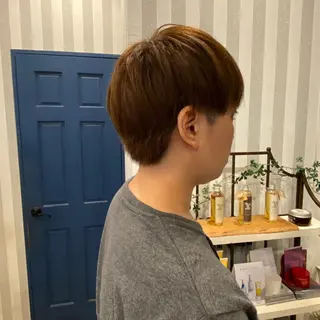 ショート カラー サロウィン浦和所属・愛されヘア/ 暖色カラー/まいこのヘアスタイル
