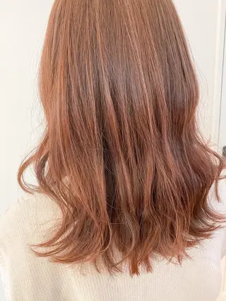 セミロング カラー 韓国hair ·͜· watanabeのヘアスタイル