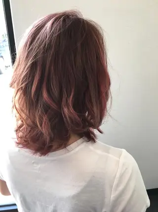 ミディアム カラー シェアサロンR所属・川合 勇気のヘアスタイル