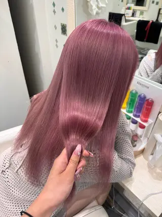 セミロング カラー Lapis 池袋店所属・MASHIRO 🩵Lapis池袋店のヘアスタイル