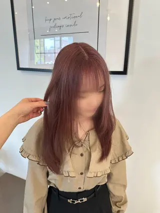 ロング カラー 髪質改善＆トリートメント over hair所沢店所属・韓国風/レイヤー/ 𝑵𝒂𝒏𝒂🩶のヘアスタイル