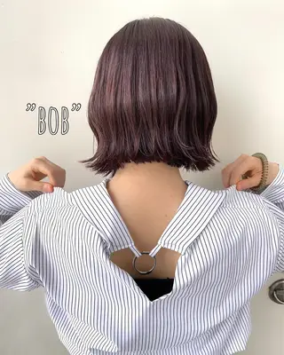 ショート カラー パーマ ヘアアレンジ Zina福岡天神店 艶髪/レイヤー/小顔のヘアスタイル