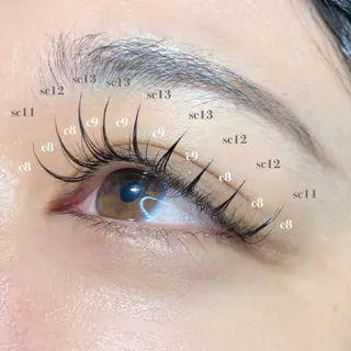 マツエク・マツパ LashOne四条店 🌻さき🌻のマツエク・マツパデザイン