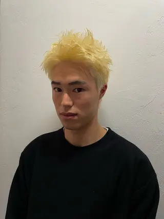 ショート カラー ケアパーマ/ブリーチ daisukeのヘアスタイル