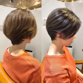 ショート カラー ヘアアレンジ SALOWIN銀座VORT所属・小林 佳祐のヘアスタイル