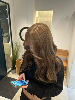 ロング カラー 暖色/ヘアアレンジ 🎀♡irohaのヘアスタイル