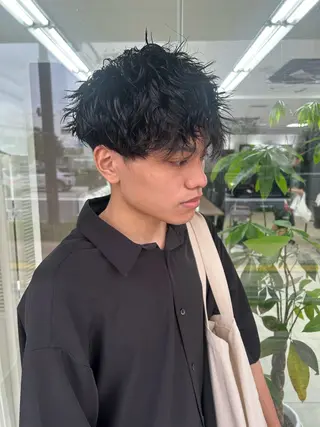 ショート パーマ メンズ メンズパーマの達人 /タカシマ　ダイスケのヘアスタイル