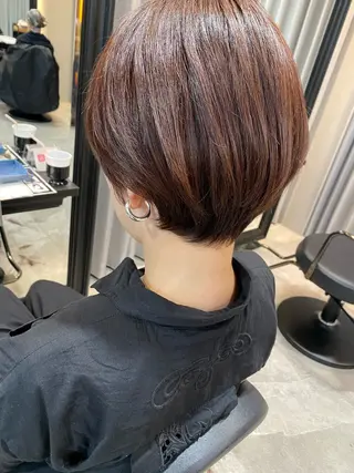 ショート カラー 🩷🍭中津・梅田 エリア🍬💜のヘアスタイル