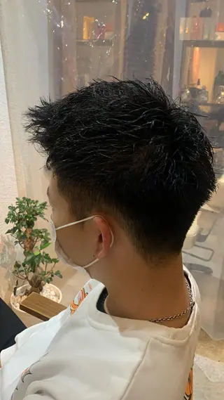 パーマ メンズ putri 川邉 優花のヘアスタイル