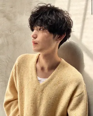 パーマ メンズ 吉田 百花💛のヘアスタイル