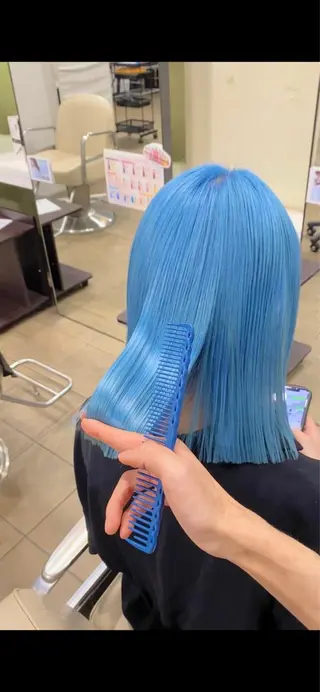 ミディアム カラー 【今里 ハイトーン】 横山大樹のヘアスタイル