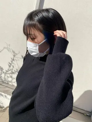 ショート カラー 吹田 駿 髪質改善縮毛矯正のヘアスタイル