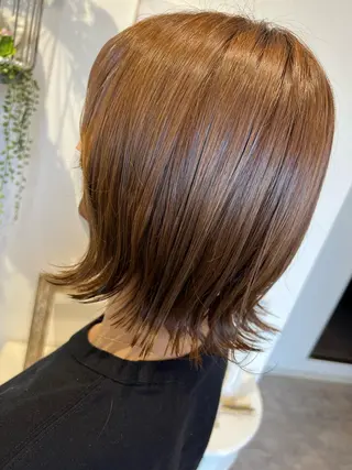 ミディアム 井上 美春のヘアスタイル