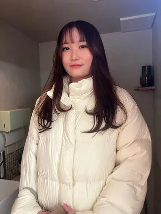 ロング カラー nishido ハイライト/メンズのヘアスタイル