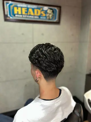 パーマ メンズ 加藤 直輝のヘアスタイル