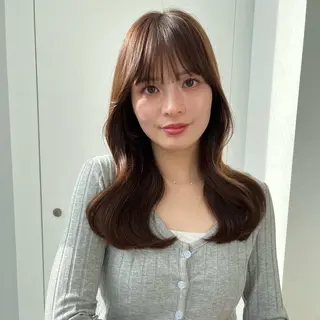 セミロング レイヤーくびれヘア アレンジmanakaのヘアスタイル