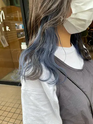 セミロング カラー 🌿レイヤーボブ/パ ーマ🌿　木梨健太のヘアスタイル