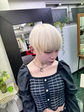 ショート カラー verde所属・ノザキ　カイシ /武蔵小山のヘアスタイル