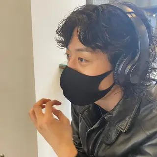 パーマ メンズ 山岸 未玖のヘアスタイル