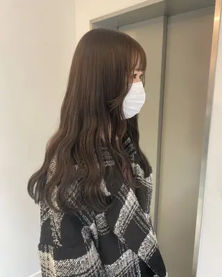 ロング カラー 広島/わかな/ヘア セット/オリーブのヘアスタイル