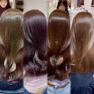 ロング カラー パーマ ヘアアレンジ メンズ キッズ 新宿/小顔レイヤー/ 顔まわり/西慶太朗のヘアスタイル